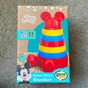Brand New Green Toys Mickey Mouse Stacker